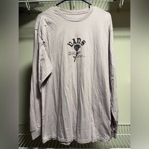 Vans Men's Lavender Long Sleeve Tee